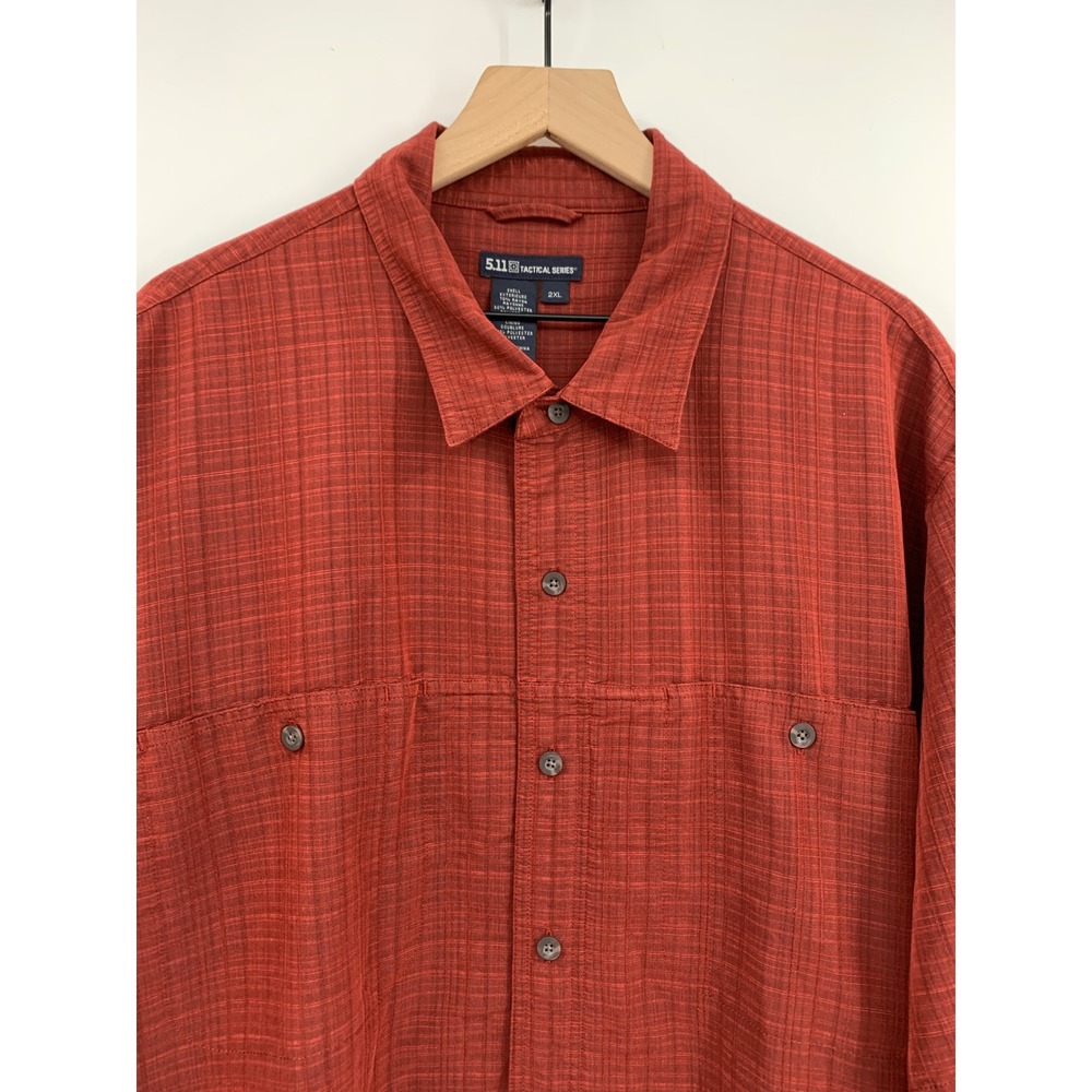 5.11 Tactical Shirt Mens 2XL Orange Red Concealed Carry 71170